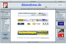 Tablet Screenshot of ahnenlotse.de